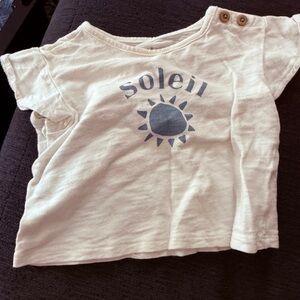 Cloud Island White and Blue Soleil Tee